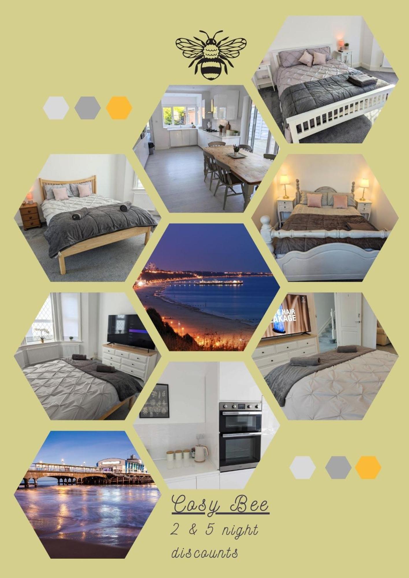 Cosy Bee And Apartment Bournemouth Exterior foto